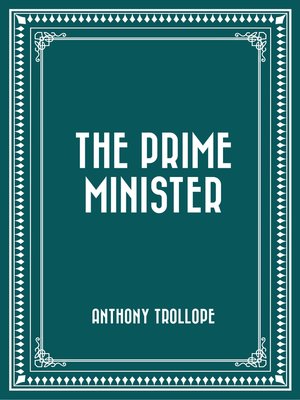 cover image of The Prime Minister
